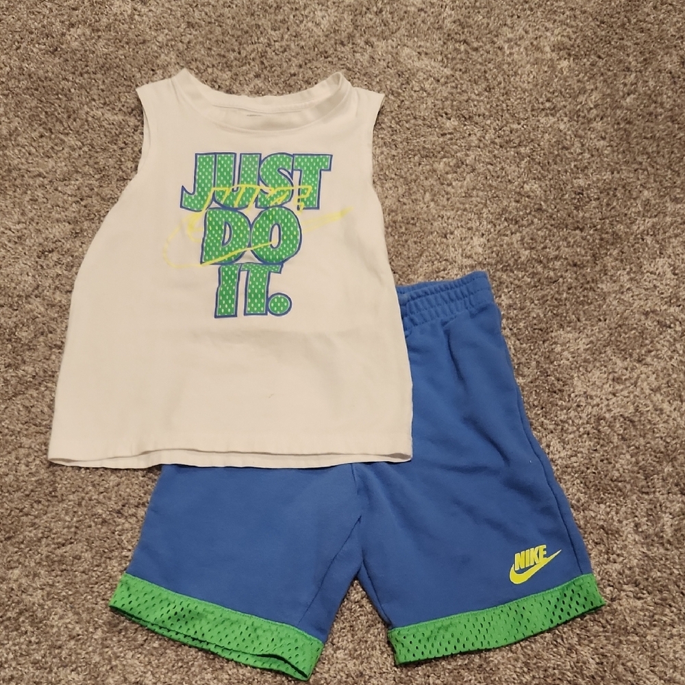 Nike Just Do It Tank and Shorts Set Size 7